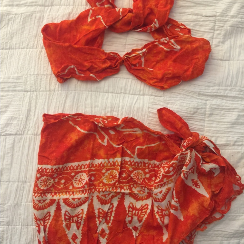Sarong and top